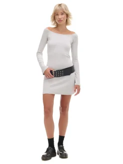 Sukienka mini z rękawami flare