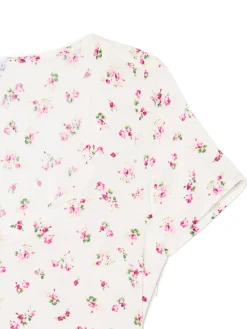 Sukienka mini z wiskozy w kwiaty