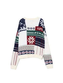 Sweter z zimowym motywem