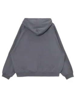 Szara bluza oversize z kapturem