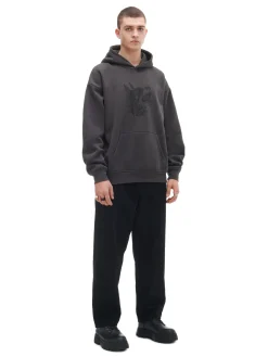 Szara bluza z aplikacją dobermana