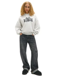 Szara bluza z kapturem UNISEX