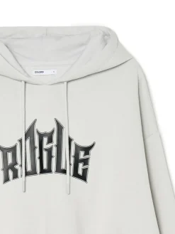 Szara bluza z kapturem UNISEX