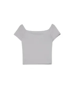 Szara bluzka z dodatkiem wiskozy