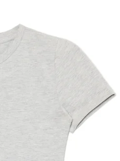 Szara dopasowana sukienka mini