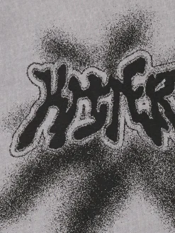 Szara koszulka z nadrukiem