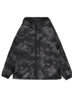 Szara kurtka basic z kapturem