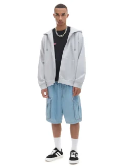 Szara rozpinana bluza