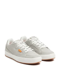 Szare buty sneakersy z grubą podeszwą