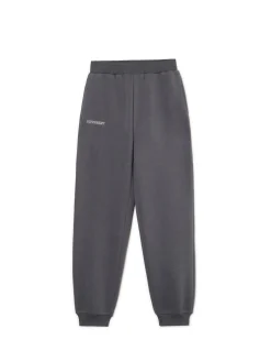 Szare dresowe joggery z nadrukiem