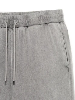 Szare jeansowe joggery