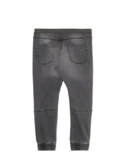 Szare jeansowe joggery chino