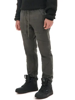 Szare joggery z kieszeniami cargo
