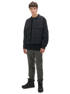 Szare joggery z kieszeniami cargo