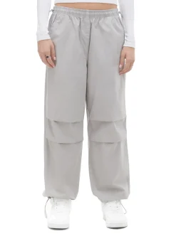 Szare spodnie parachute