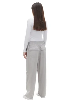 Szare spodnie parachute