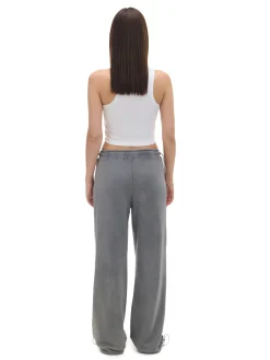 Szare spodnie parachute