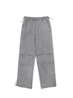 Szare spodnie parachute