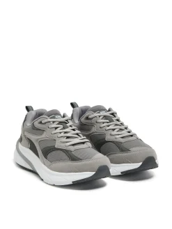 Szare sportowe sneakersy