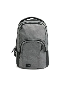 Szary gładki plecak