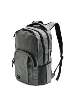 Szary gładki plecak