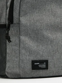 Szary gładki plecak