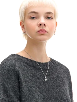 Szary gładki sweter