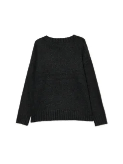 Szary gładki sweter