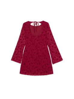 Szyfonowa sukienka mini w kwiaty