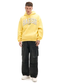 Żółta bluza z aplikacją UNISEX