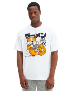 T-shirt comfort z nadrukiem