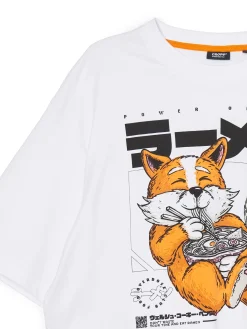 T-shirt comfort z nadrukiem