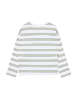 T-shirt longsleeve w paski UNISEX