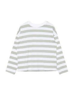 T-shirt longsleeve w paski UNISEX