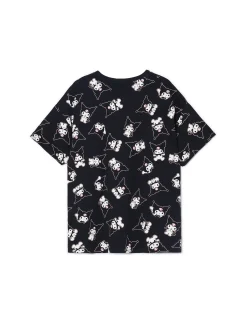 T-shirt oversize z nadrukiem Kuromi