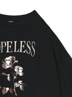 T-shirt z ażurowymi rękawami