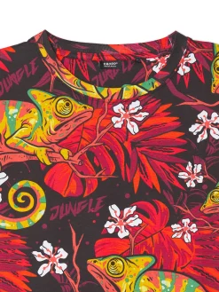 T-shirt z kameleonem