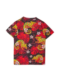 T-shirt z kameleonem