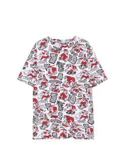 T-shirt z mikołajowymi skaterami