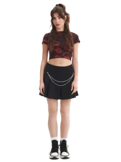 T-shirt z motywem smoków all over