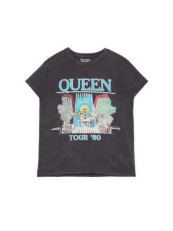T-shirt z nadrukiem Queen
