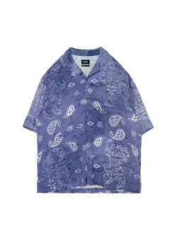 Wiskozowa koszula z nadrukiem