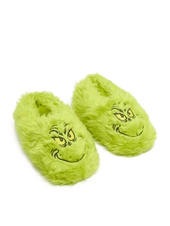 Świąteczne kapcie Grinch