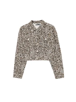 Wzorzysta koszula w panterkę