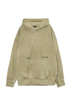 Zielona bluza loose z kapturem