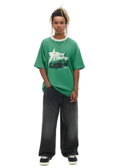 Zielona koszulka z nadrukiem