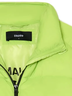 Zielona kurtka puffer