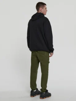 Zielone joggery z kieszeniami cargo